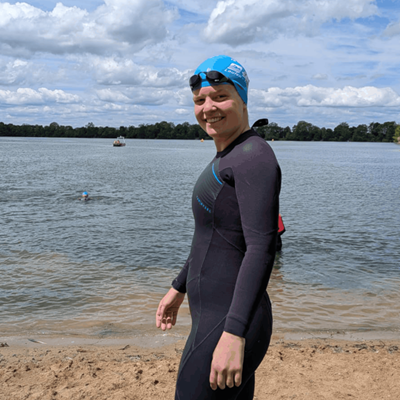 Annalena, ECMTF Shark Team swimmer living with CMT